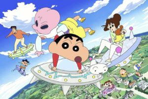 Crayon Shin-chan Movie 25: Shin-chan Shuurai! Uchuujin Shiriri Sub Indo