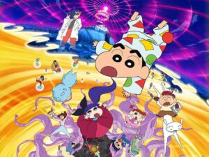 Crayon Shin-chan Movie 24: Bakusui! Yumemi World Dai Totsugeki Sub Indo